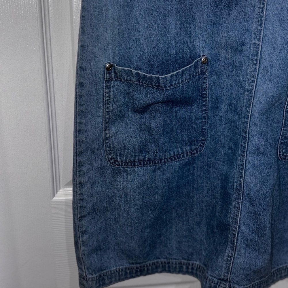 FADS vintage denim dress size 8 with pockets - Picture 4 of 14